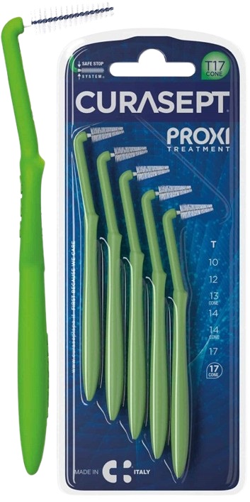CURASEPT PROXI ANGLE P09 VERDE CHIARO/LIGHT GREEN 5 PEZZI - pharmaonline24.it