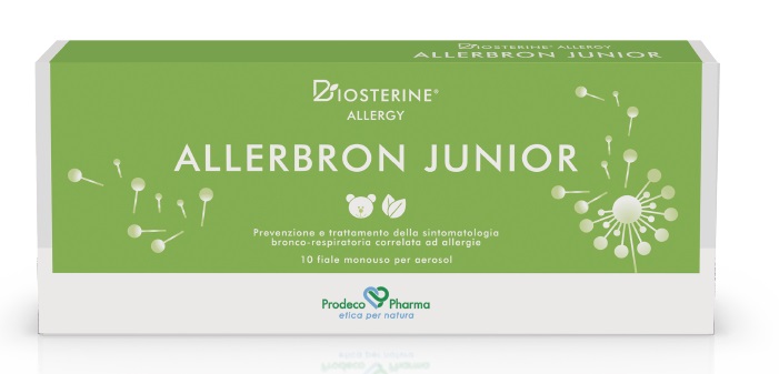 BIOSTERINE ALLERGY ALLERBRON JUNIOR 10 FIALE DA 5 ML - pharmaonline24.it