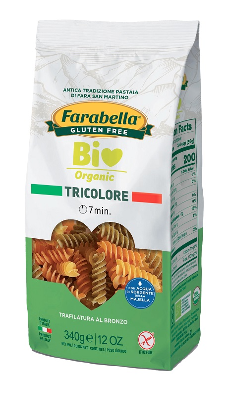 FARABELLA BIO FUSILLI TRICOLORE 340 G - pharmaonline24.it