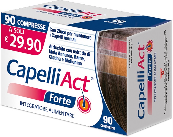 CAPELLI ACT FORTE 90 COMPRESSE - pharmaonline24.it