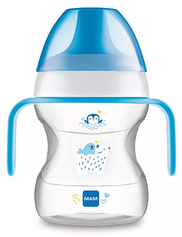 MAM LEARN TO DRINK CUP 190 ML 6+ BECCUCCIO RIGIDO MASCHIO - pharmaonline24.it