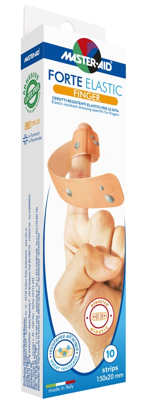 CEROTTO MASTER-AID ELASTIC FINGER 10 PEZZI - pharmaonline24.it