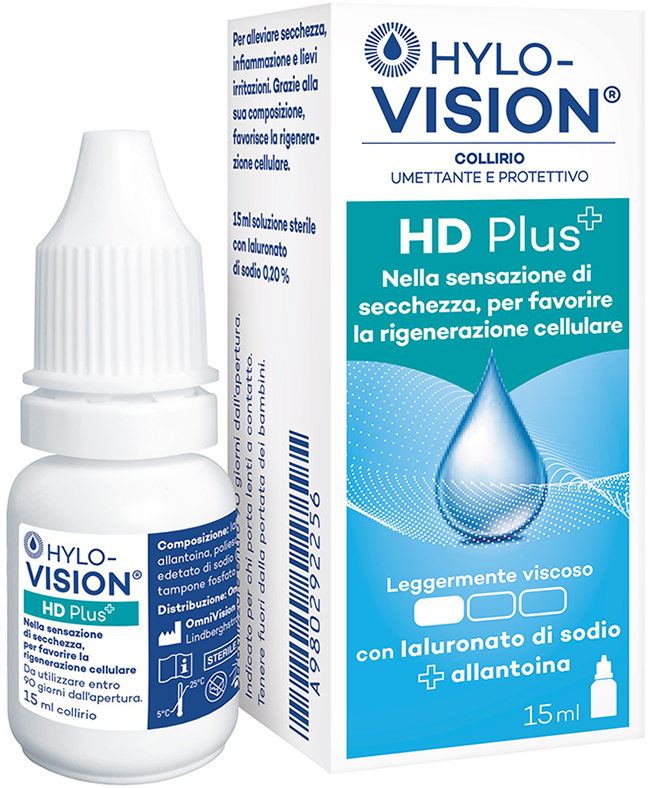 HYLOVISION HD PLUS COLLIRIO UMETTANTE E PROTETTIVO 15 ML - pharmaonline24.it