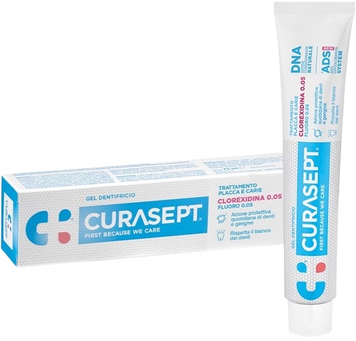 CURASEPT DENTIFRICIO 0,05 75 ML ADS+DNA - pharmaonline24.it