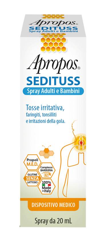 APROPOS SEDITUSS SPRAY ADULTI/BAMBINI 20 ML - pharmaonline24.it