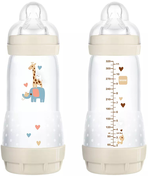 MAM BIBERON EASY START 320 ML 4+ TETTARELLA 3 NEUTRO - pharmaonline24.it