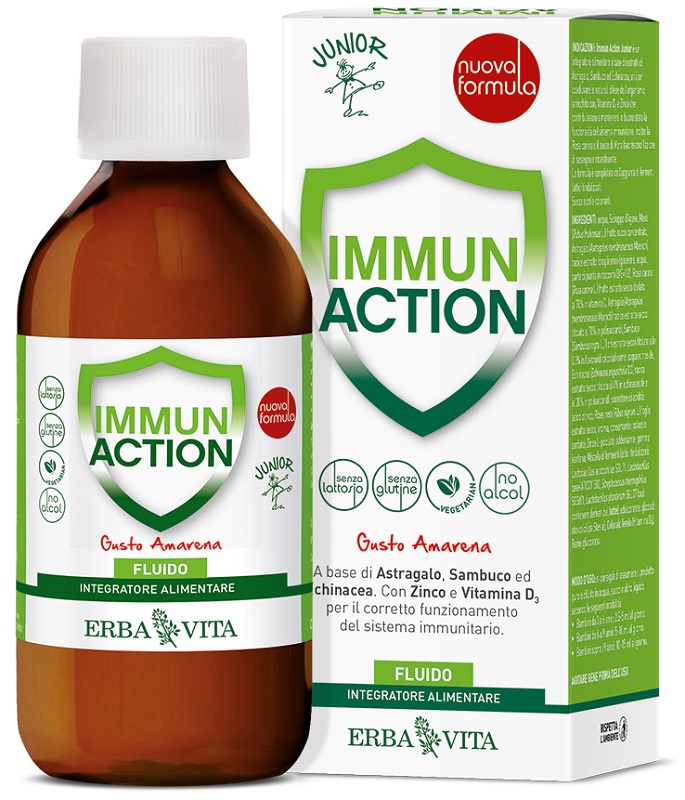IMMUN ACTION FLUIDO JUNIOR 200 ML - pharmaonline24.it