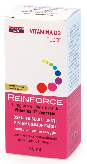 REINFORCE VITAMINA D3 GOCCE 50 ML - pharmaonline24.it