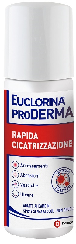 EUCLORINA PRODERMA RAPIDA CICATRIZZAZIONE SPRAY 125 ML - pharmaonline24.it