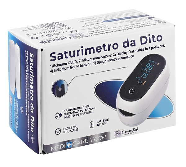 SATURIMETRO PROFESSIONAL 1 PEZZO MEDICARE - pharmaonline24.it