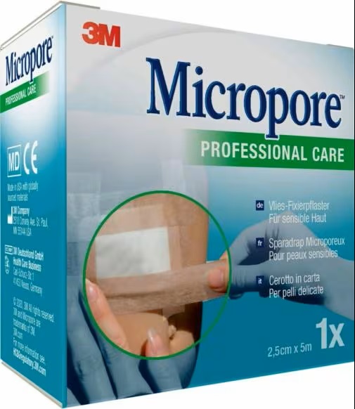 CEROTTO IN CARTA MICROPORE SURGICAL TAPE TAN M5X25MM - pharmaonline24.it