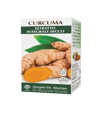 CURCUMA ESTRATTO INTEGRALE SECCO 180 PASTIGLIE - pharmaonline24.it