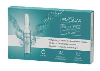 REMESCAR EFFETTO LIFTING ISTANTANEO V-SHAPE 5 FIALE X 2 ML - pharmaonline24.it