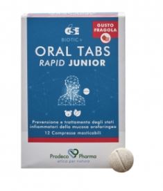 GSE ORAL TABS RAPID JUNIOR FRAGOLA 12 COMPRESSE - pharmaonline24.it