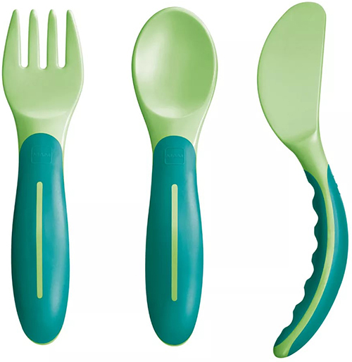 MAM BABYS CUTLERY 6+ NEUTRO - pharmaonline24.it