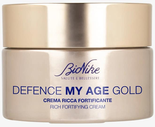 DEFENCE MY AGE GOLD CREMA RICCA FORTIFICANTE 50 ML - pharmaonline24.it