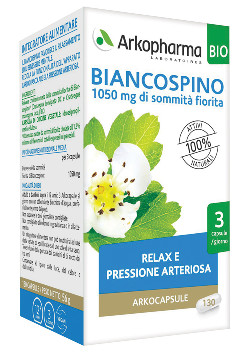 ARKO CAPSULE BIANCOSPINO BIO 130 CAPSULE - pharmaonline24.it