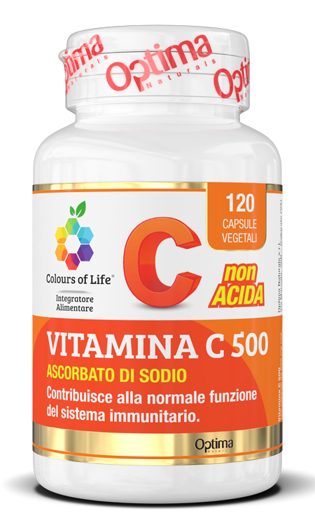 COLOURS OF LIFE VITAMINA C 500 120 CAPSULE VEGETALI 900 MG - pharmaonline24.it