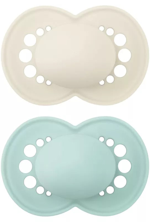 MAM ORIGINAL 6+ SILICONE NEUTRO 2 PEZZI - pharmaonline24.it