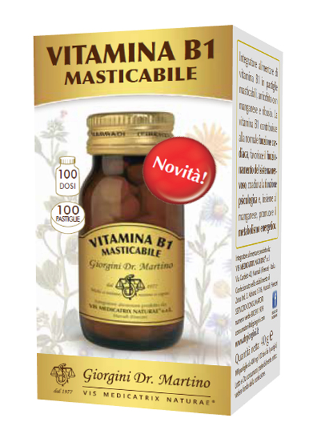 VITAMINA B1 MASTICABILE 100 PASTIGLIE - pharmaonline24.it