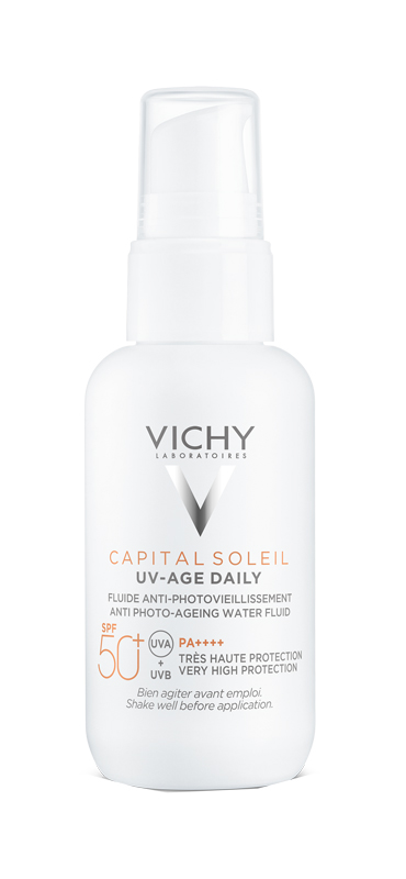 CAPITAL SOLEIL UV-AGE FLUIDO ANTI-FOTOINVECCHIAMENTO SPF50+ 40 ML - pharmaonline24.it