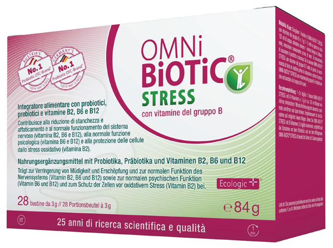 OMNI BIOTIC STRESS VITAMINE GRUPPO B 28 BUSTINE DA 3 G - pharmaonline24.it