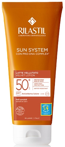 RILASTIL SUN SYSTEM PHOTO PROTECTION TERAPY SPF 50+ LATTE VELLUTANTE 200 ML - pharmaonline24.it