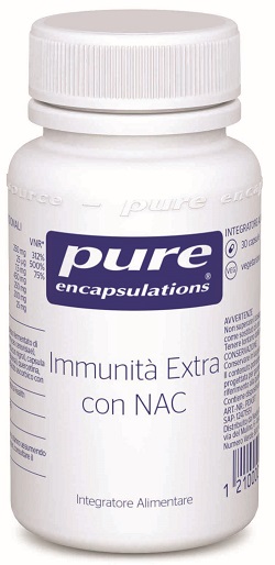 PURE ENCAPSULATIONS IMMUNITA' EXTRA CON NAC 30 CAPSULE - pharmaonline24.it