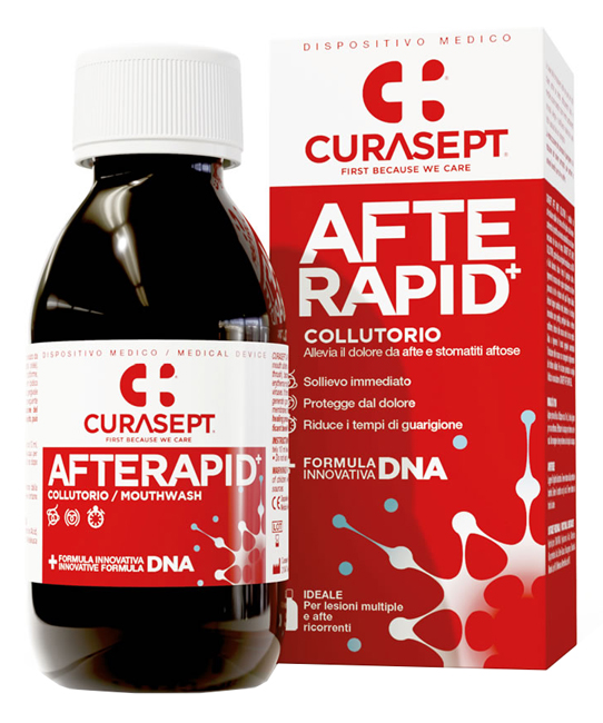 CURASEPT COLLUTORIO AFTE RAPID DNA 125 ML - pharmaonline24.it