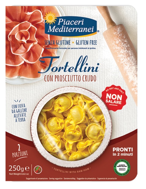 PIACERI MEDITERRANEI TORTELLINI PROSCIUTTO 250 G - pharmaonline24.it