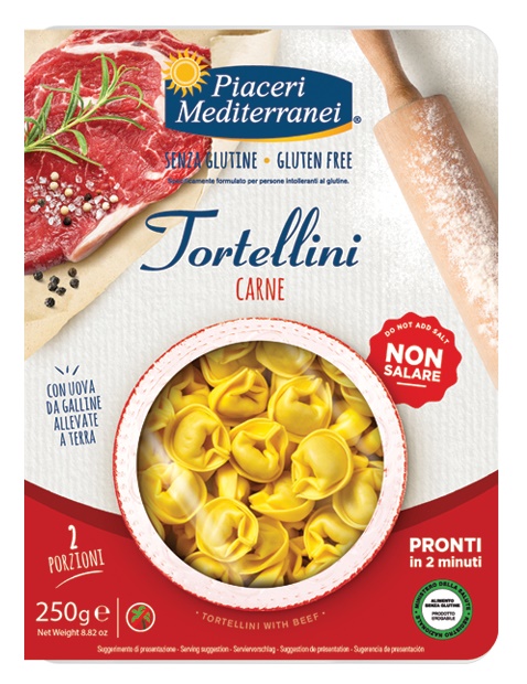 PIACERI MEDITERRANEI TORTELLINI CARNE 250 G - pharmaonline24.it