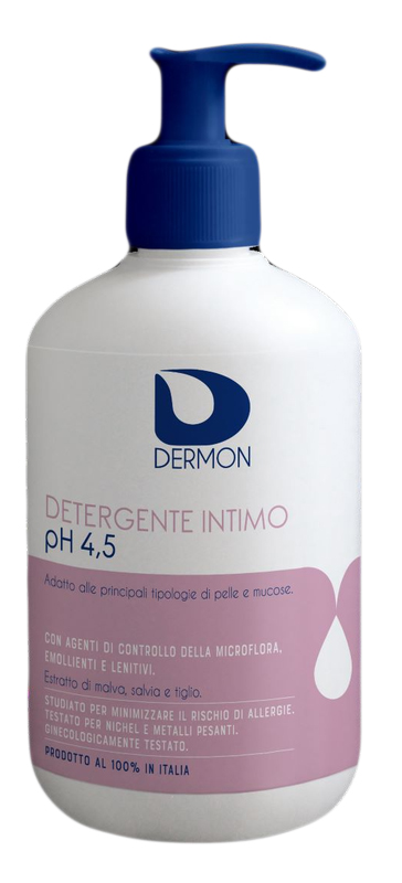 DERMON DETERGENTE INTIMO USO FREQUENTE PH 4,5 500 ML - pharmaonline24.it