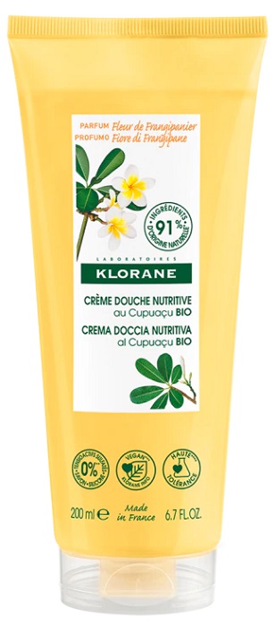 KLORANE CREMA DOCCIA FIORE DI FRANGIPANE 200 ML - pharmaonline24.it