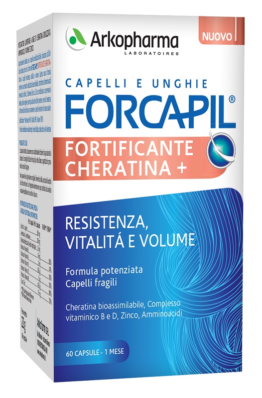 FORCAPIL FORTIFICANTE CHERATINA 60 CAPSULE - pharmaonline24.it