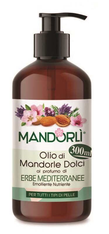MANDORLI ERBE MEDITERRANEE OLIO CORPO 300 ML - pharmaonline24.it