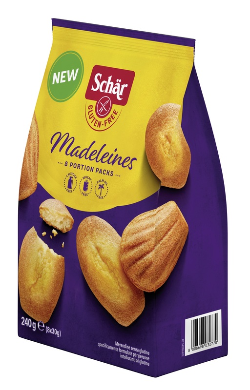 SCHAR MADELEINES SENZA LATTOSIO 8 PORZIONI DA 30 G - pharmaonline24.it