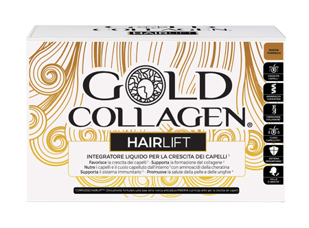 GOLD COLLAGEN HAIRLIFT 10 FLACONI DA 50 ML - pharmaonline24.it