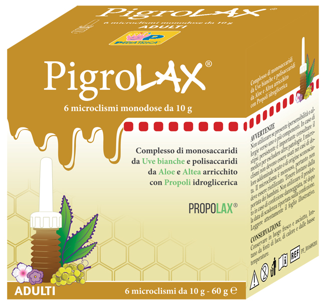 MICROCLISMA PIGROLAX ADULTI 6 X 10 G - pharmaonline24.it