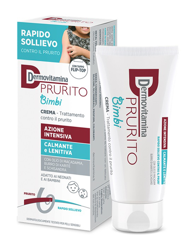 DERMOVITAMINA PRURITO BIMBI CREMA AZIONE INTENSIVA CALMANTE E LENITIVA 30 ML - pharmaonline24.it