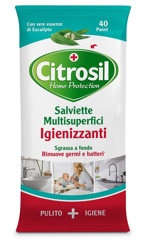 CITROSIL SALVIETTE IGIENIZZANTI EUCALIPTO 40 PEZZI - pharmaonline24.it