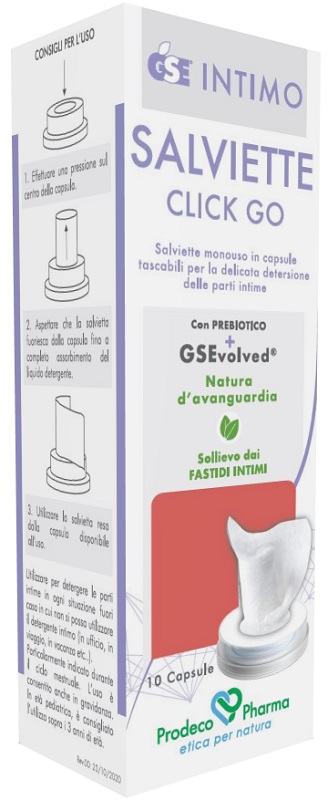 GSE INTIMO SALVIETTE CLICK GO 10 PEZZI - pharmaonline24.it