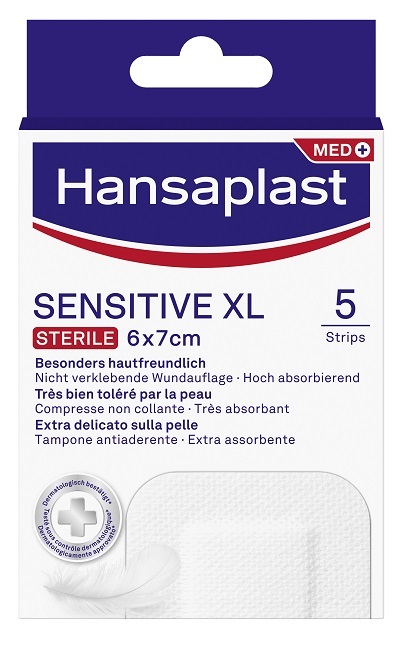 CEROTTO HANSAPLAST SENSITIVE XL 5 PEZZI - pharmaonline24.it