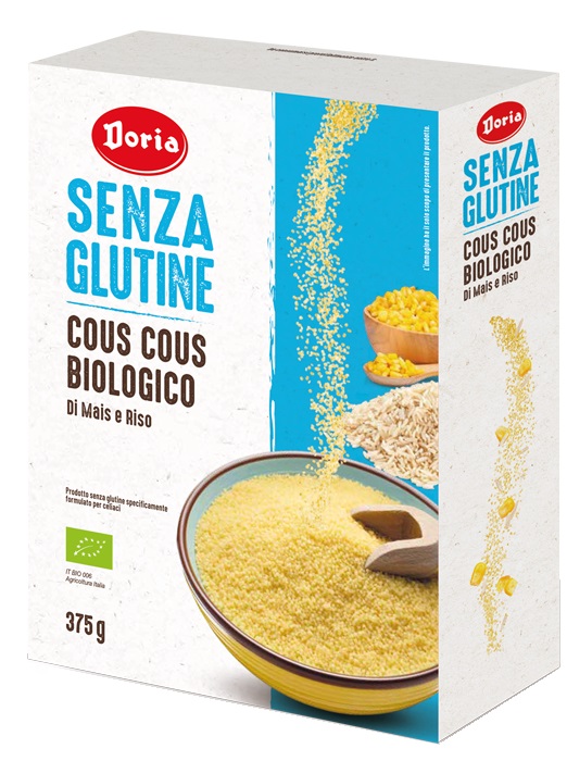 DORIA COUS COUS BIOLOGICO MAIS-RISO 375 G - pharmaonline24.it
