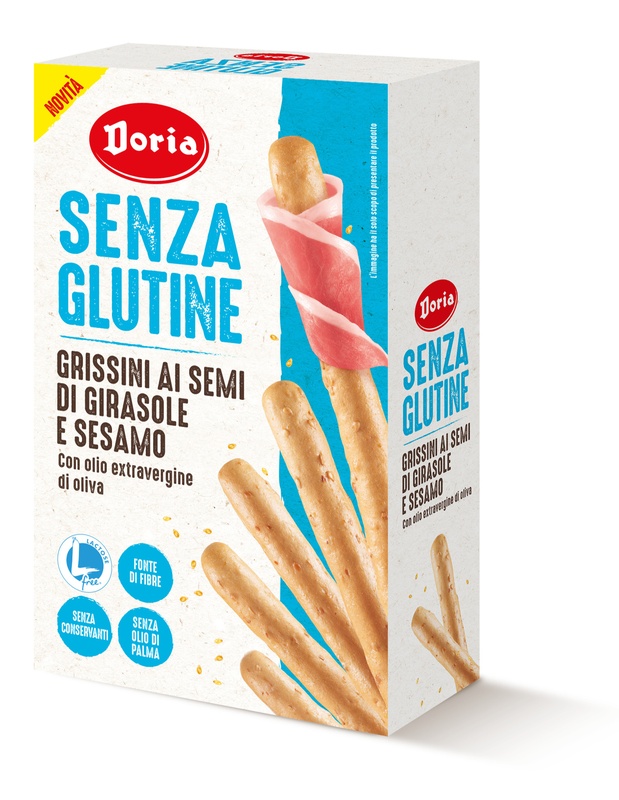 DORIA GRISSINI SEMI GIRASOLE-SESAMO 5 PEZZI DA 20 G - pharmaonline24.it