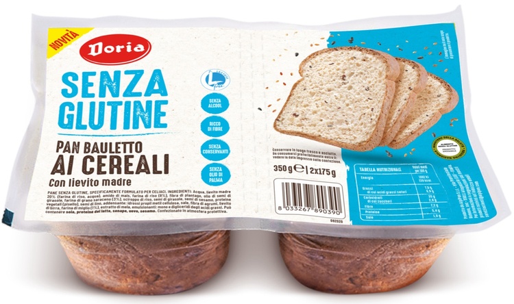 DORIA PAN BAULETTO CEREALI 2 PEZZI DA 175 G - pharmaonline24.it