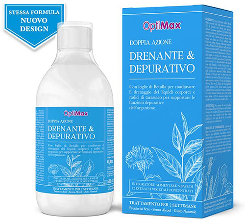 OPTIMAX DRENANTE DEPURATIVO 500 ML - pharmaonline24.it