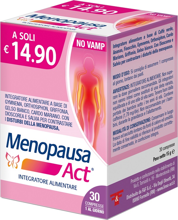 MENOPAUSA ACT 30 COMPRESSE - pharmaonline24.it
