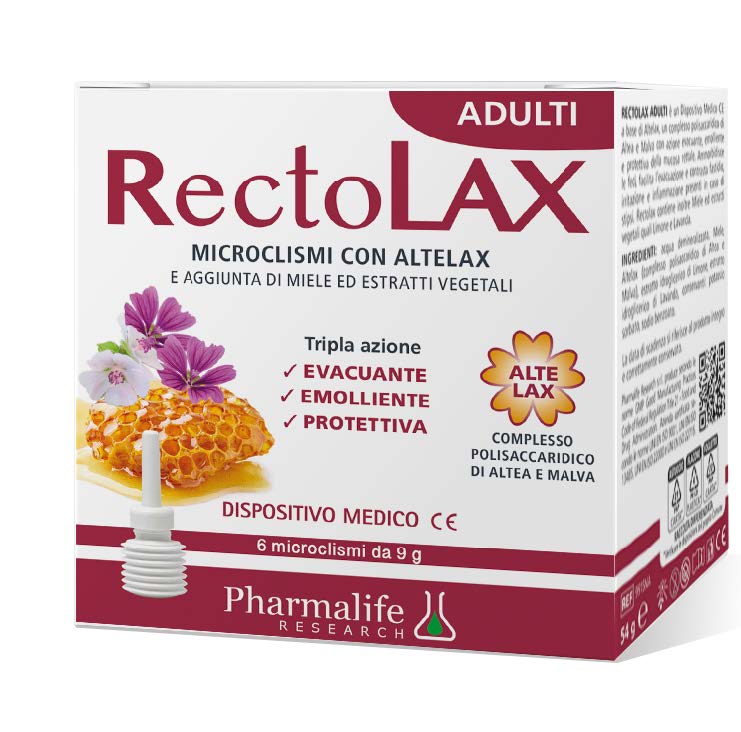 RECTOLAX ADULTI MICROCLISMI 6 PEZZI DA 9 G - pharmaonline24.it