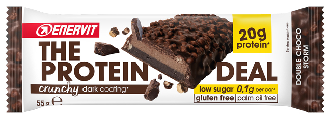ENERVIT PROTEIN DEAL DOUBLE CHOCO STORM 55 G - pharmaonline24.it