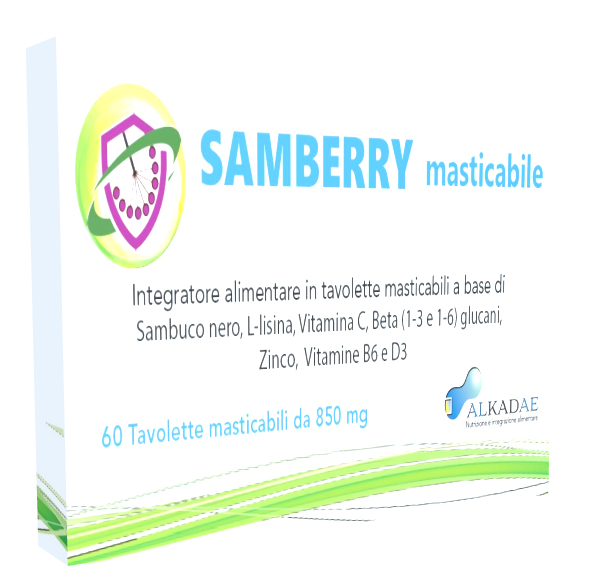 SAMBERRY MASTICABILE 60 TAVOLETTE - pharmaonline24.it